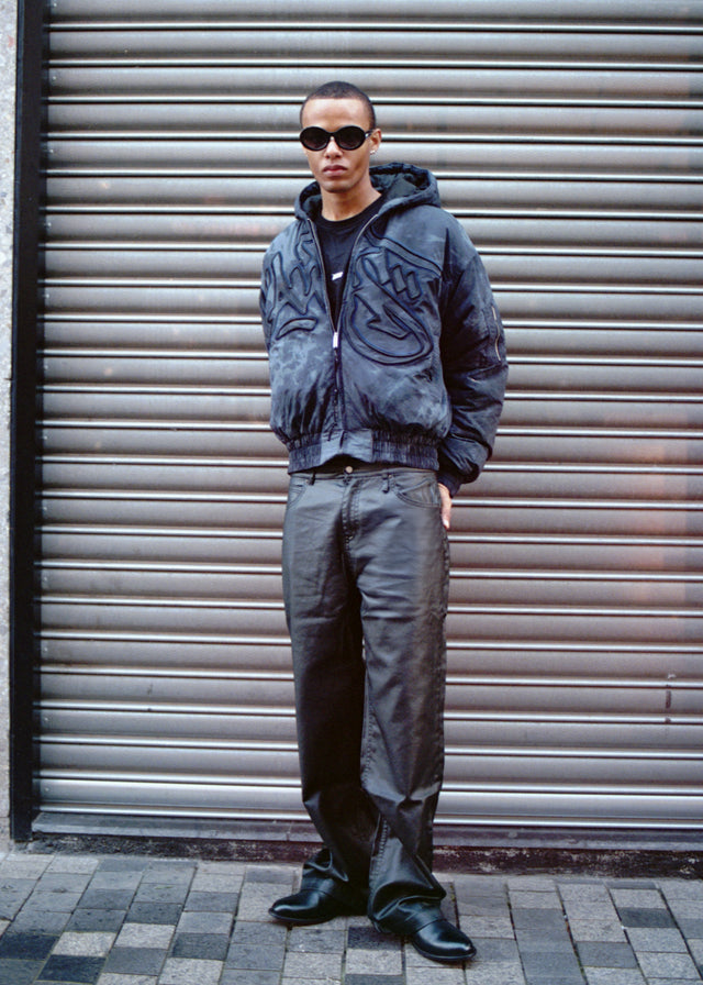 HOIY OVERSIZED BOMBER JACKET W/ EMBROIDERY image