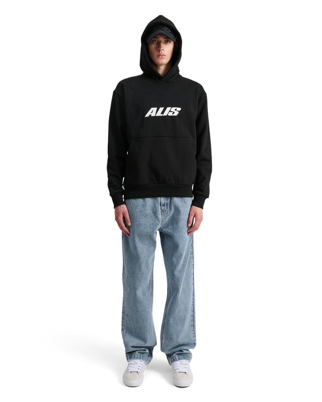 ALIS AORI HOODIE W/ CHEST LOGO Hoodie Solid Black