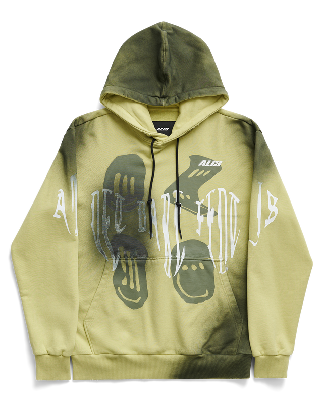 ALIS AORI HOODIE W/ CHEST & SLEEVE PRINT Hoodie