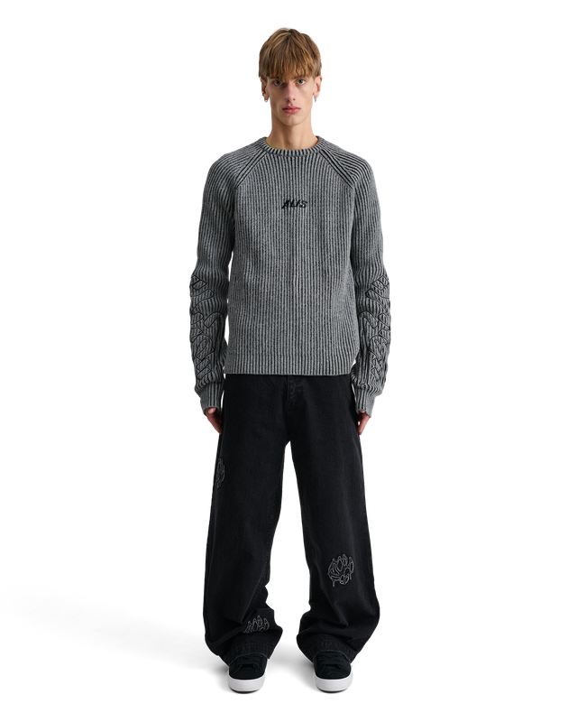 ALIS ARIA KNIT SWEAT W/ EMBROIDERY Sweater