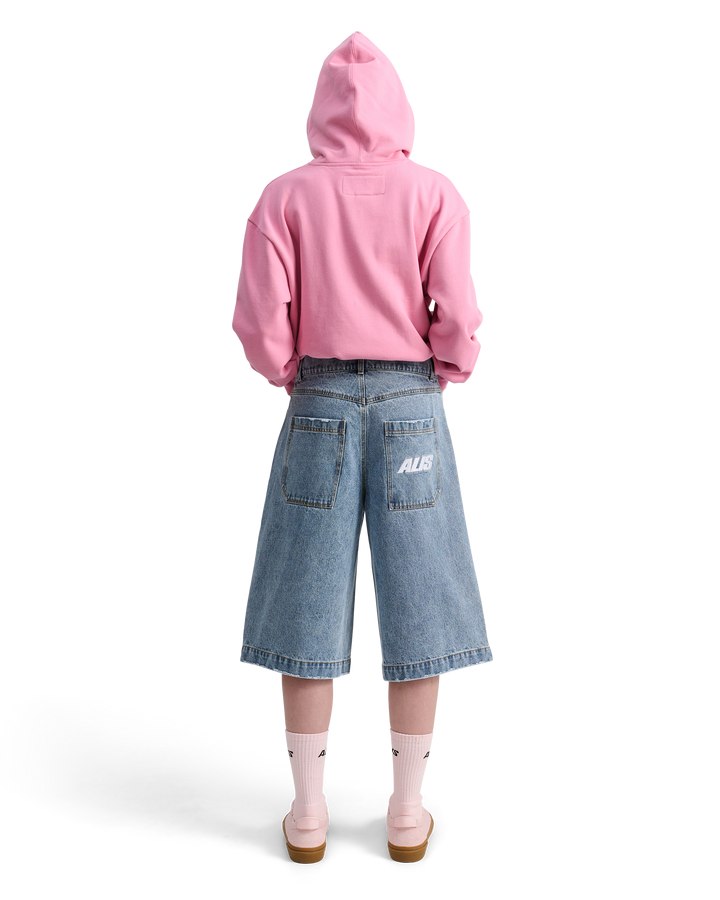 ALIS CHAZ WIDE FIT DENIM SHORTS Shorts Washed Light Blue