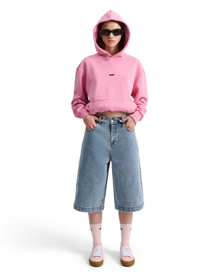 ALIS CHAZ WIDE FIT DENIM SHORTS Shorts Washed Light Blue