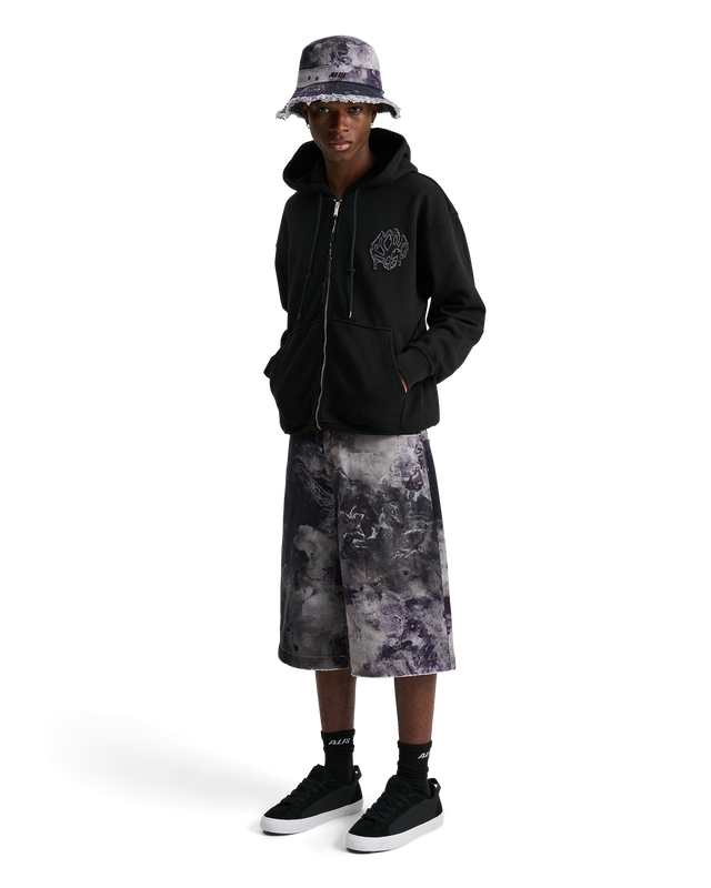 ALIS CHAZ WIDE FIT DENIM SHORTS Shorts Painter's Purple