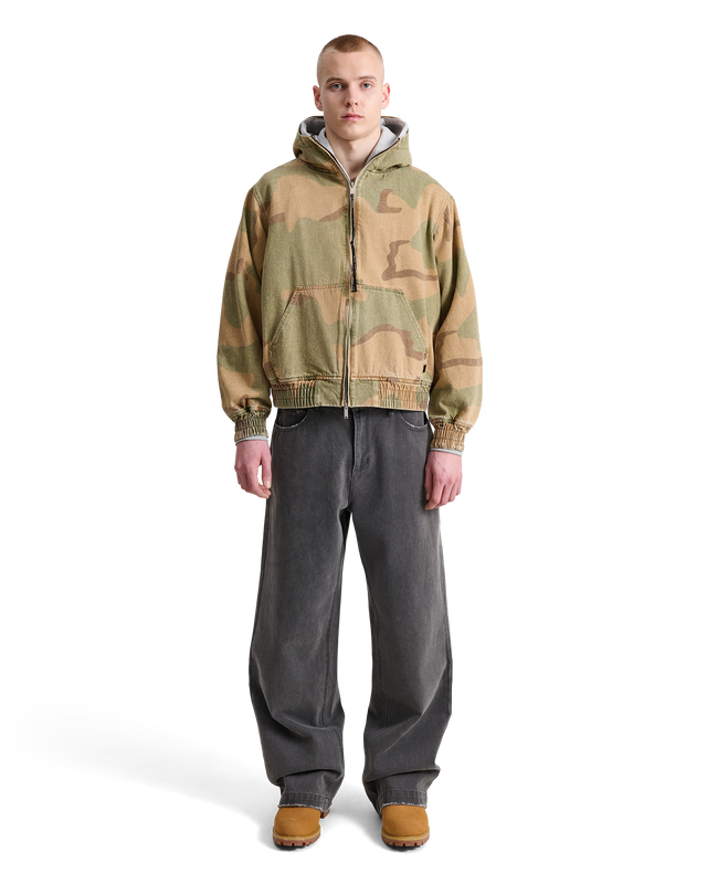 ALIS COCHET HOODED JACKET W. ZIP Jacket CAMOUFLAGE