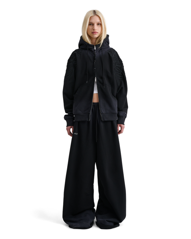 ALIS GYLL HOODIE W/ ZIPPER & EMBROIDERY Hoodie