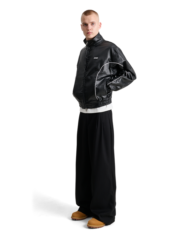 ALIS HRISTO TONY FIT TRACK TOP Track top Glossy Black