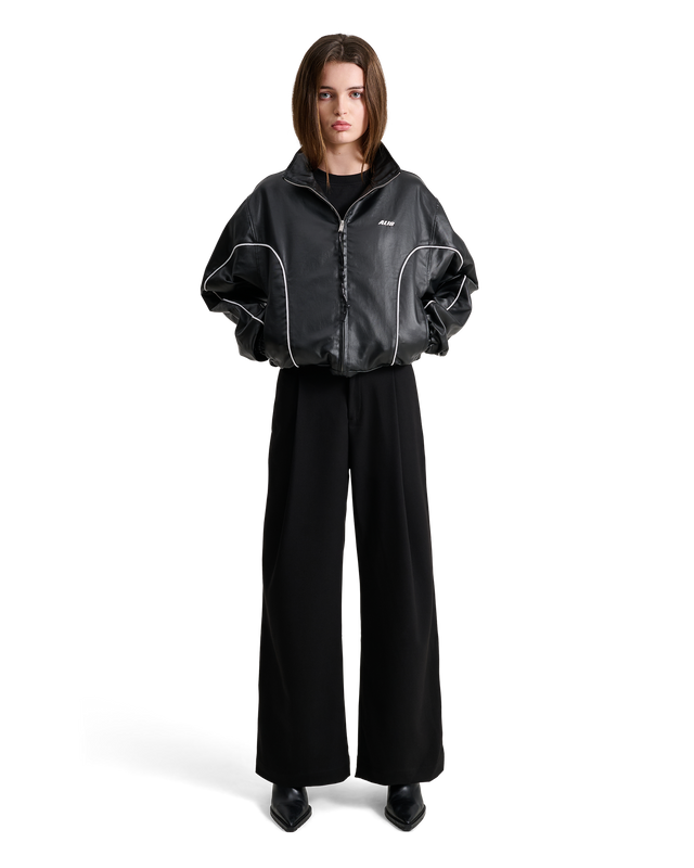 ALIS HRISTO TONY FIT TRACK TOP Track top Glossy Black