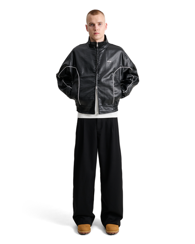 ALIS HRISTO TONY FIT TRACK TOP Track top Glossy Black