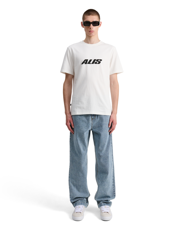 ALIS JERON ESSENTIAL T-SHIRT W/ LOGO T-shirt Solid White