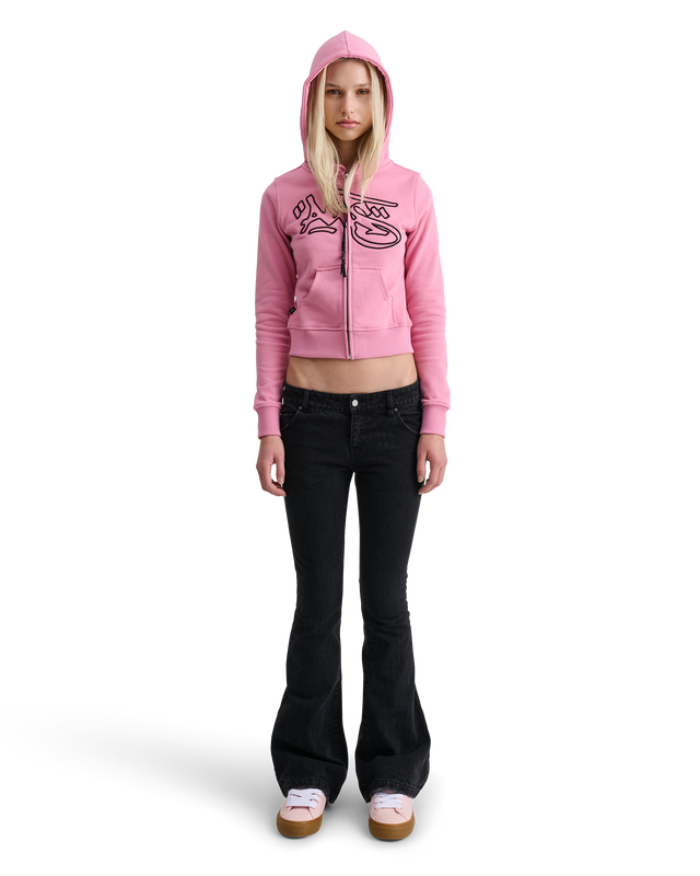 ALIS LAUREN TIGHT FIT HOODIE W/ EMBROIDERY Hoodie