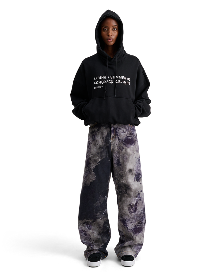 ALIS MALTO CROPPED HOODIE W/ PRINT Hoodie