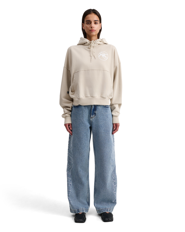 ALIS MALTO CROPPED HOODIE W/ PRINT Hoodie