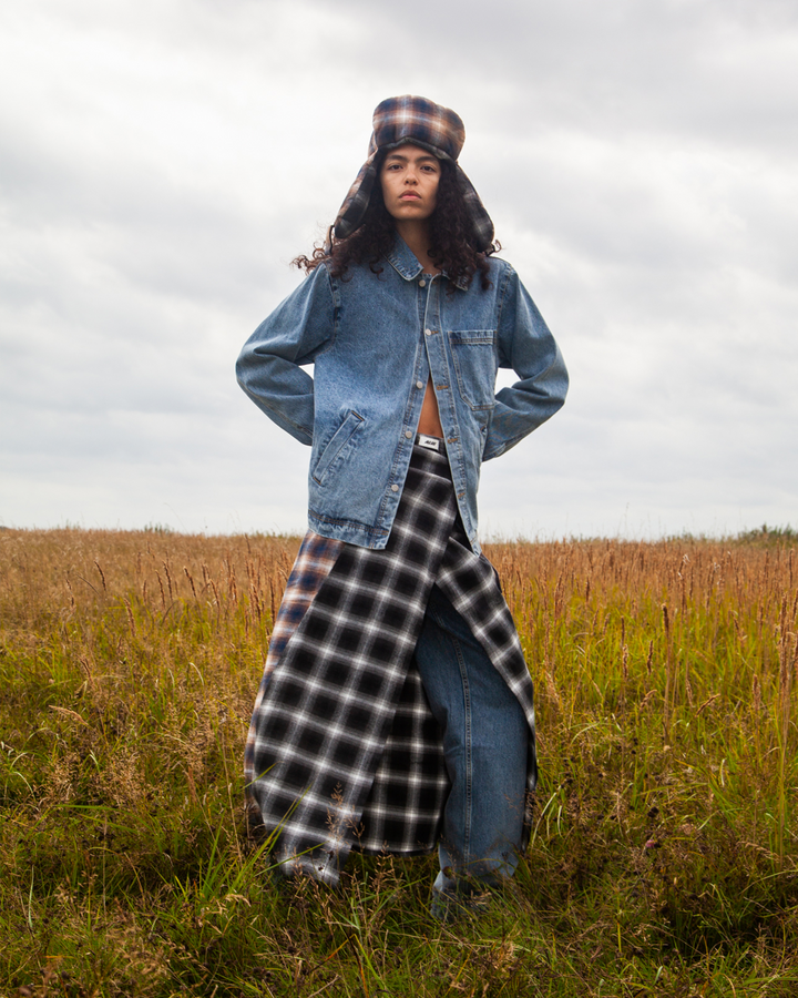 ALIS MEERU WRAP SKIRT W/ PANELS Shirt