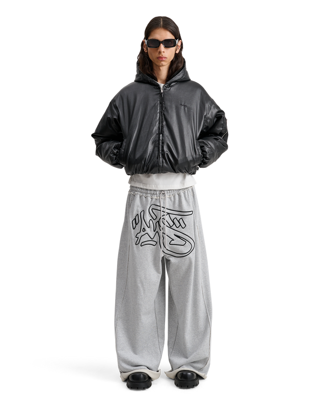 ALIS MIKHEIL WIDE SWEAT PANTS W/ EMBROIDERY Sweatpants