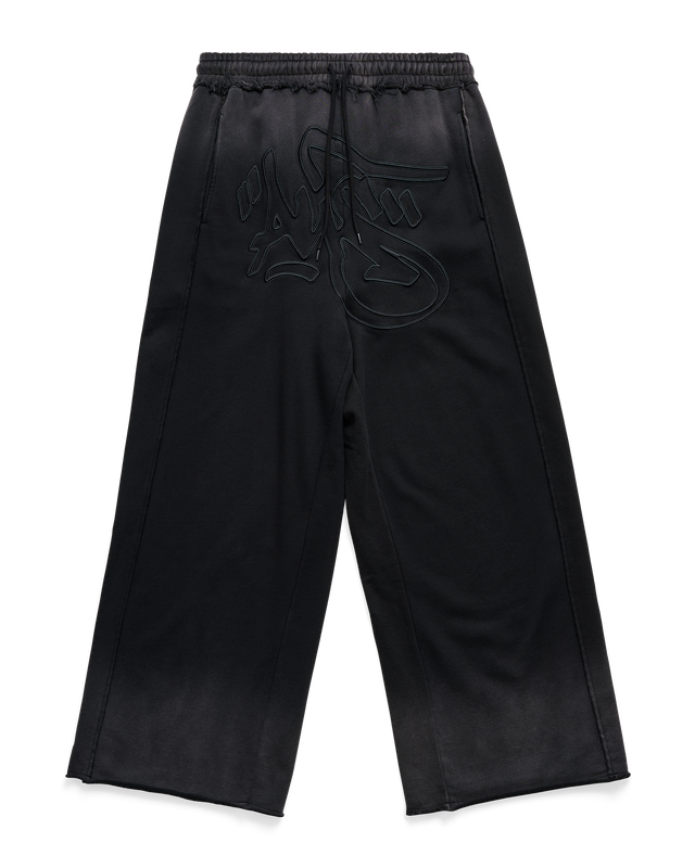 ALIS MIKHEIL WIDE SWEAT PANTS W/ EMBROIDERY Sweatpants