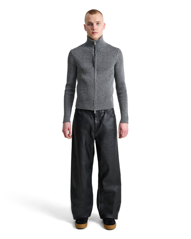 PEAROS KNIT SWEATER W/ ZIP image