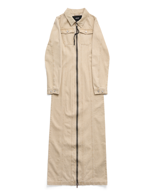 ALIS RAPINOE LONG FITTED DENIM JACKET Coat