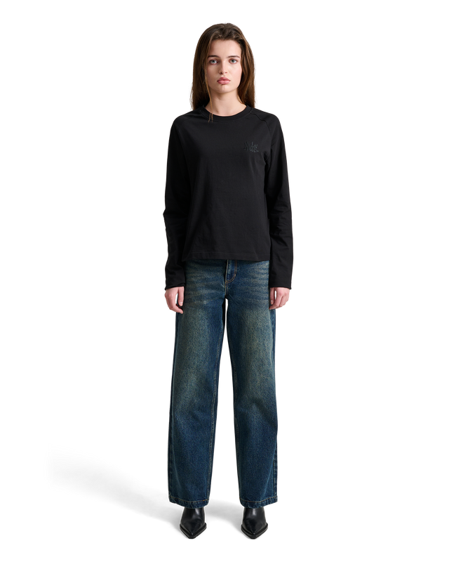 ALIS SOL LONG SLEEVE W. EMBROIDERED LOGO L/S Jersey