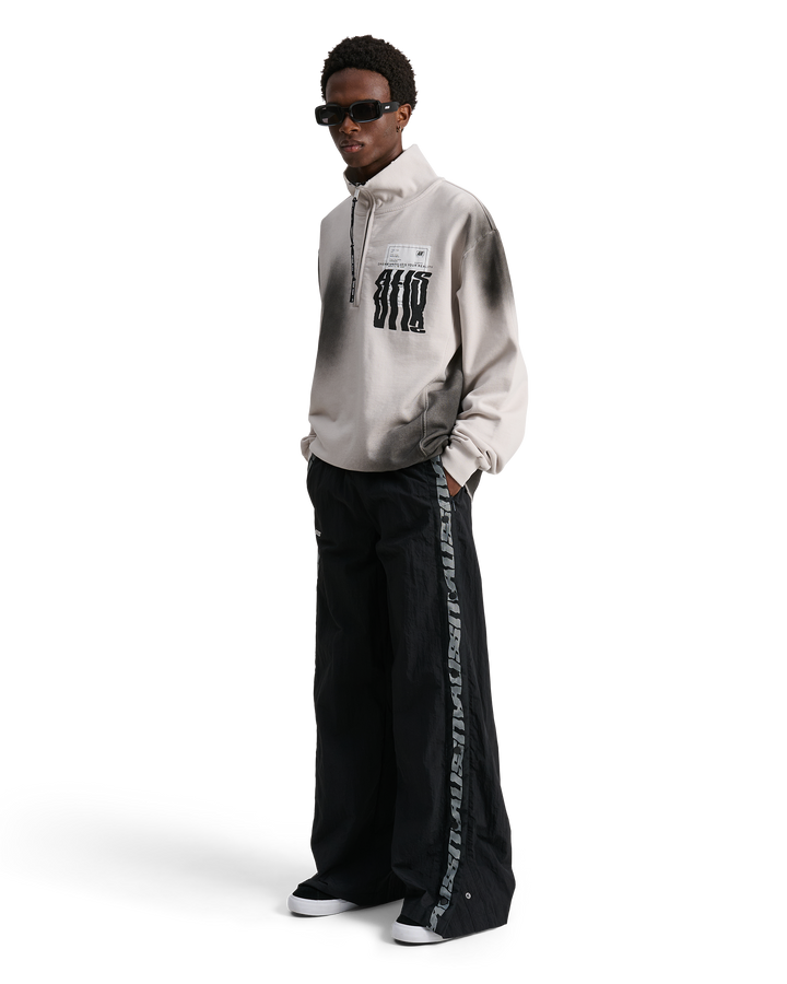 ALIS TEEFEY TRACK PANTS W/ LOGO TAPE Trousers Black