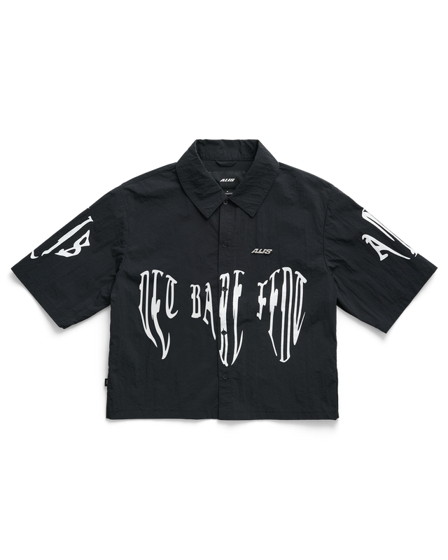 ALIS THEOTIS CROPPED SHORT SLEEVE SHIRT W/ PRINT Shirt
