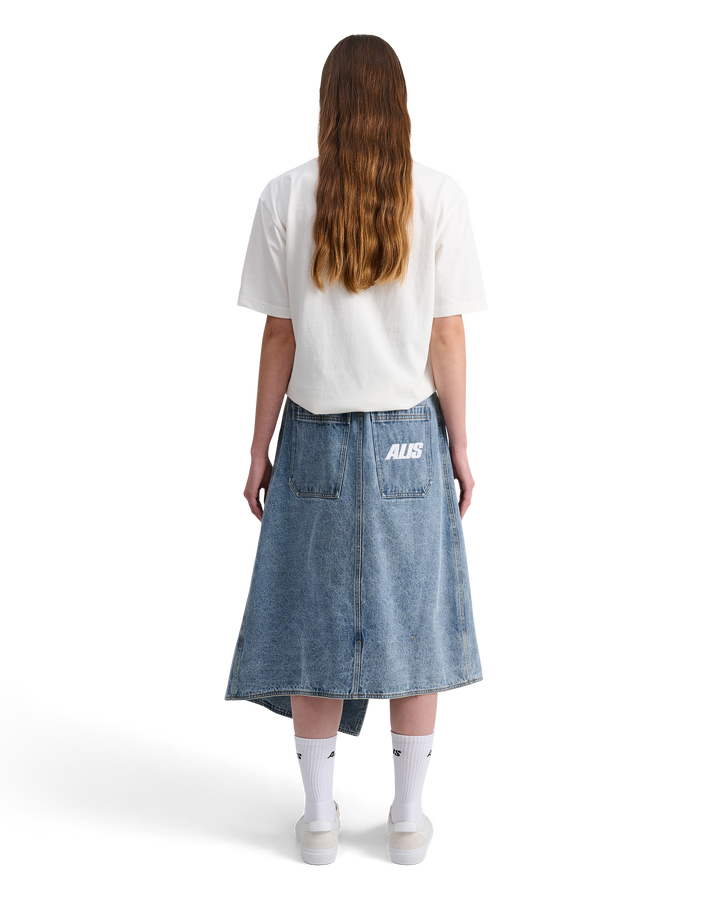 ALIS TOREY CROPPED T-SHIRT W/ LOGO T-shirt Solid White