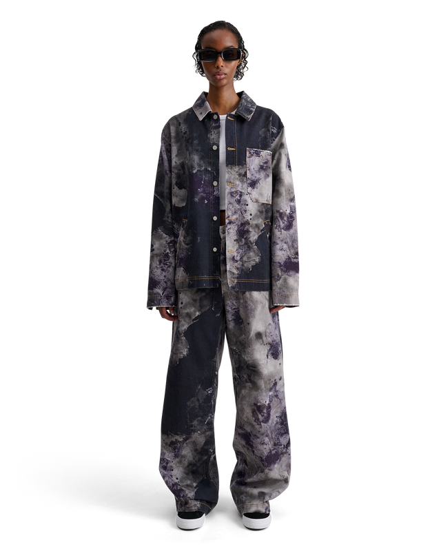 ALIS VIREN SHORT WORKER JACKET Jacket Painter's Purple