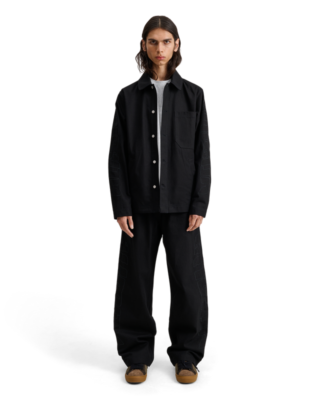 ALIS VIREN SHORT WORKER JACKET W/ SLEEVE EMBROIDERY Jacket