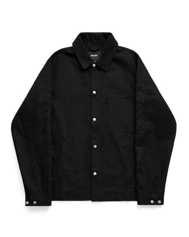 ALIS VIREN SHORT WORKER JACKET W/ SLEEVE EMBROIDERY Jacket